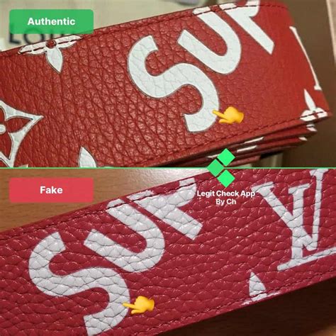 real vs fake supreme louis vuitton bifold|false louis vuitton prints.